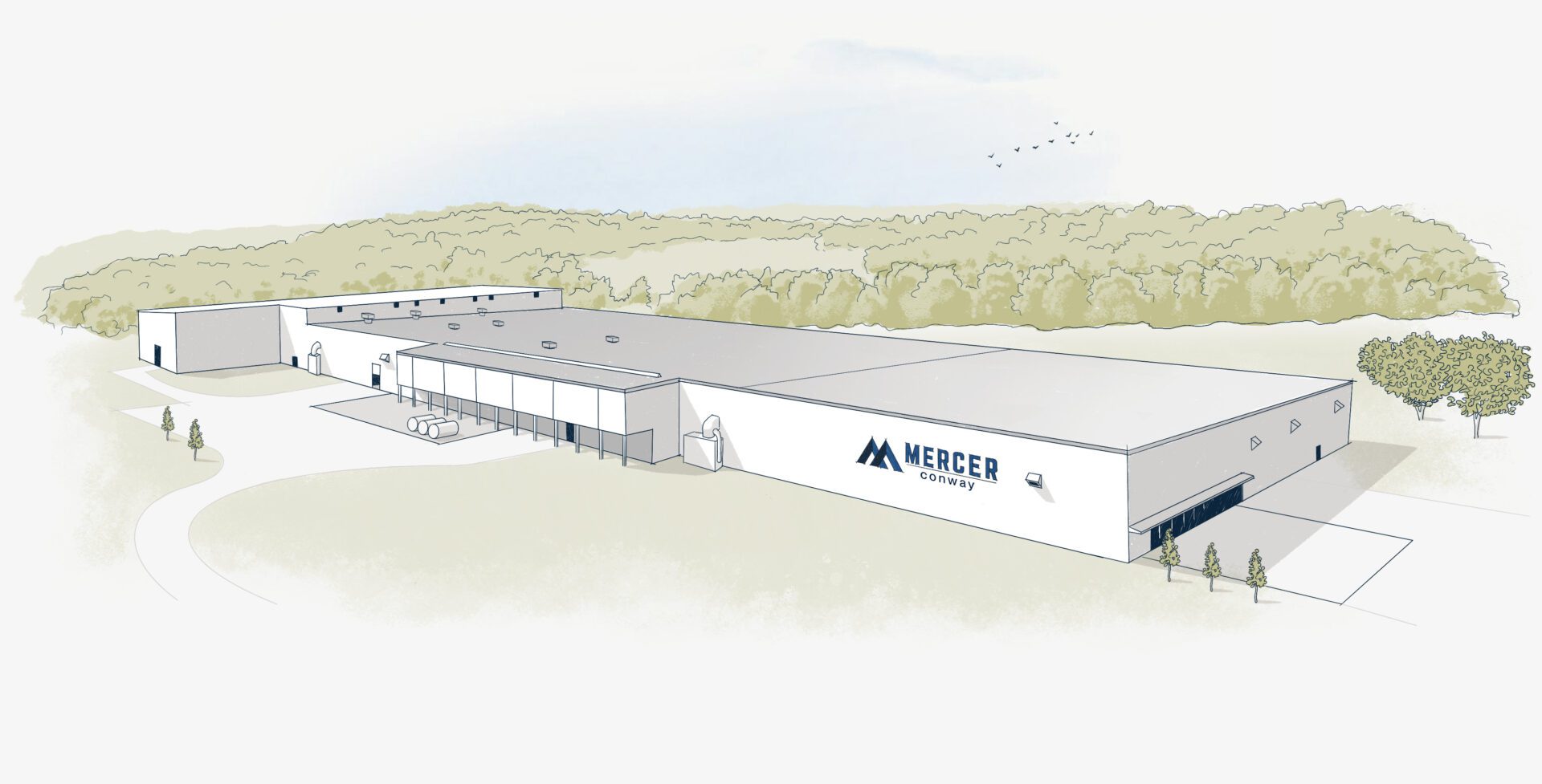 Mercer Conway factory drawing