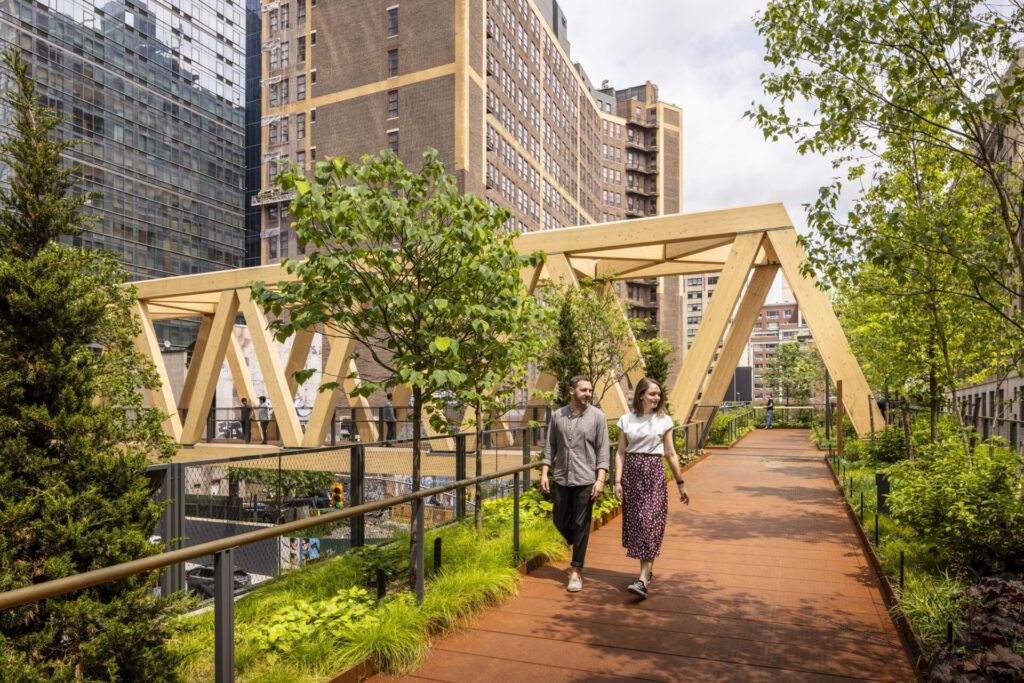 High Line Timber Bridge | Mercer Mass Timber