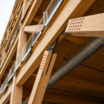 Close View of Beams Using Mass Timber 150x150