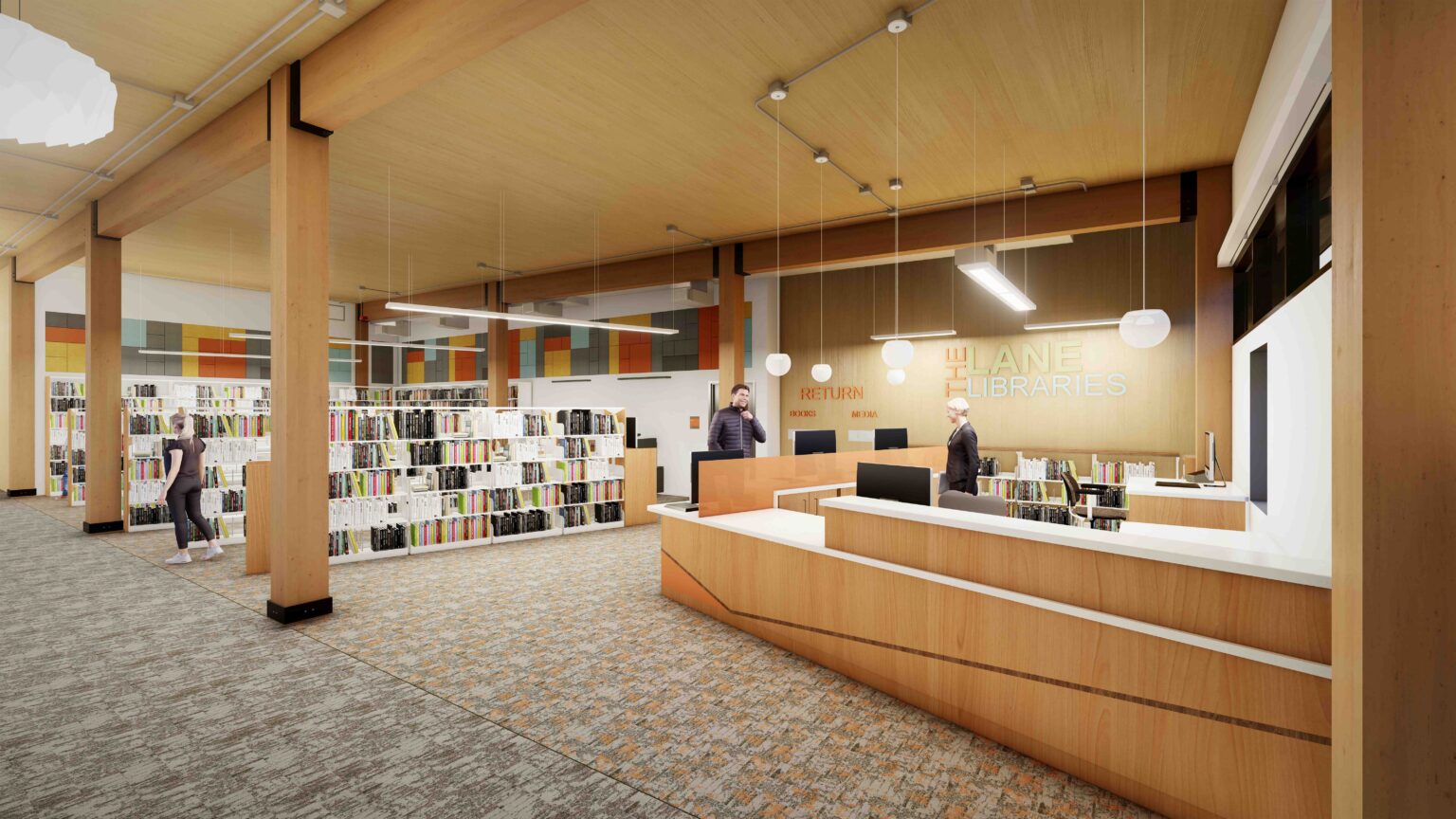 Lane Library | Mercer Mass Timber
