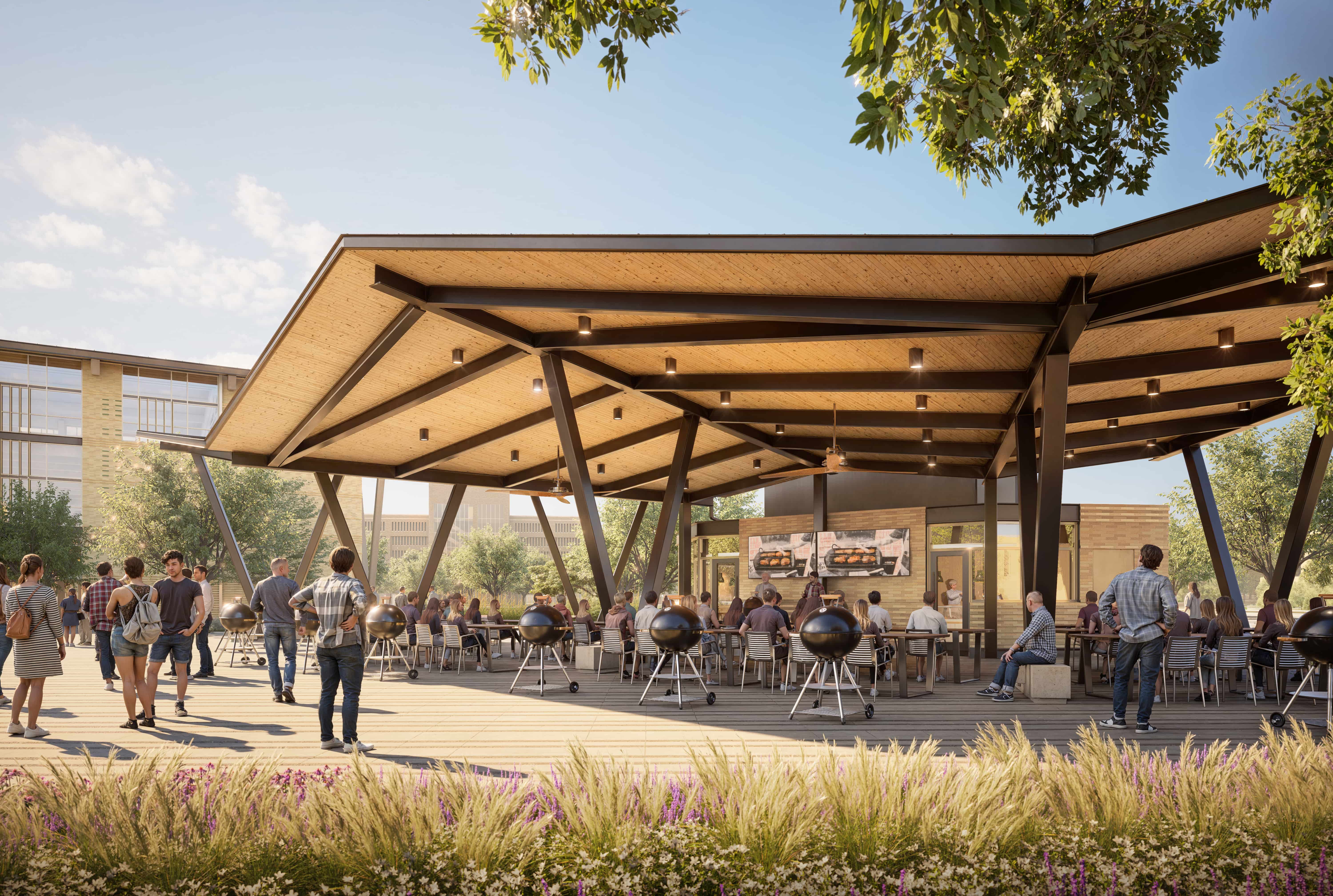 250922 Pavilion View of Canopy